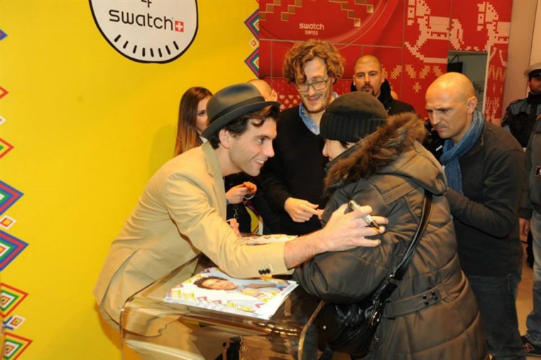 Mika Swatch Signing